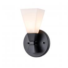 Lucas McKearn bb1004mb-1 - Bowtie 1 Light Vanity in Matte Black