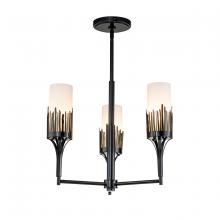 Lucas McKearn ch20319blk-3 - Sawgrass 3 Light Chandelier in Black