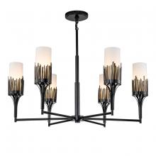Lucas McKearn ch20319blk-6 - Sawgrass 6 Light Chandelier in Black