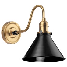 Lucas McKearn el/pv1 ab/mb - Provence 1 Light Sconce in Matte Black