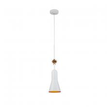Lucas McKearn pd00118w-1 - Etoile Small White Pendant