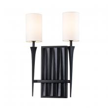 Lucas McKearn sc10506blk-2 - Crest 2 Light Black Sconce