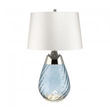 Lucas McKearn tlg3026s-owss - Lena Small Table Lamp in Smoke with Off White Satin Shade