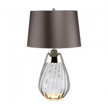 Lucas McKearn tlg3026s - Lena Small Table Lamp in Smoke with Brown Shade