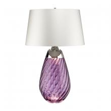 Lucas McKearn tlg3027l-owss - Lena Large Table Lamp in Plum with Off White Satin Shade