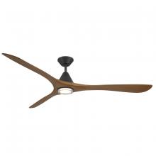 Modern Forms US - Fans Only FR-D2504-72L-MB/DK - Carve 72 Downrod Ceiling Fan