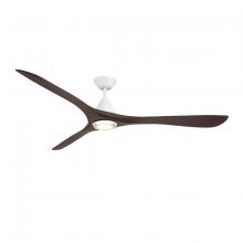 Modern Forms US - Fans Only FR-D2504-72L-MW/DW - Carve 72 Downrod Ceiling Fan