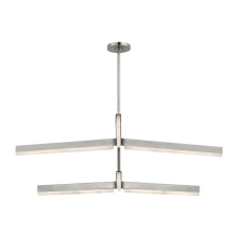 Visual Comfort & Co. Modern Collection KWCH70427ANALB - Linea 56 Two Tier Chandelier