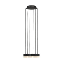 Visual Comfort & Co. Modern Collection SLCH52130B - Gable Alabaster 6 Light Chandelier