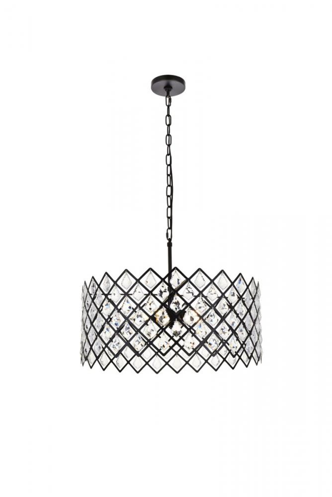 Lyla 21 inch pendant in black