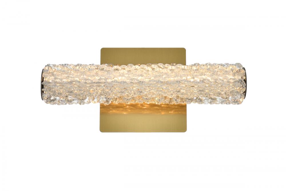 Bowen Wall Sconce W12" H5.5" E4.5" LED 7W DIM 3CCT  Satin Gold