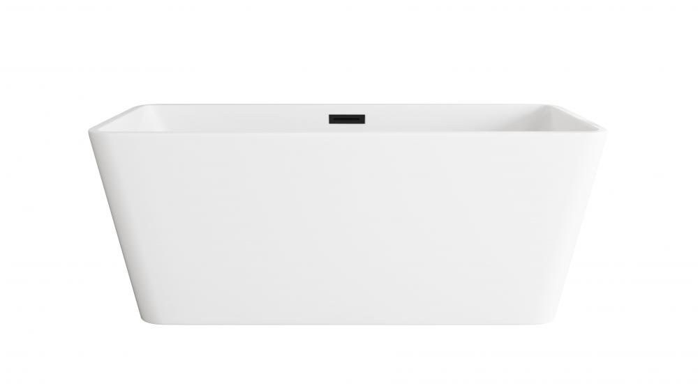 Bathtub 59.1 x 29.5 x 22.8 Glossy White