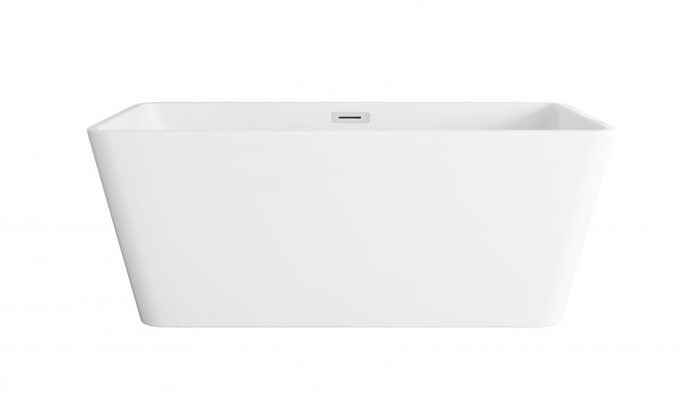 Bathtub 59.1 x 29.5 x 22.8 Glossy White