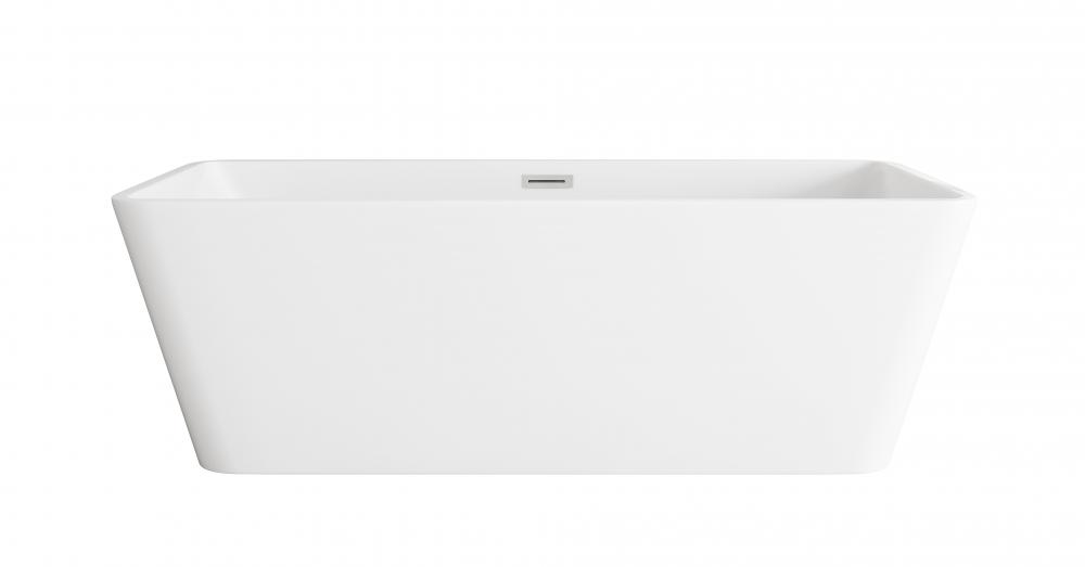 Bathtub 66.9 x 29.5 x 22.8 Glossy White