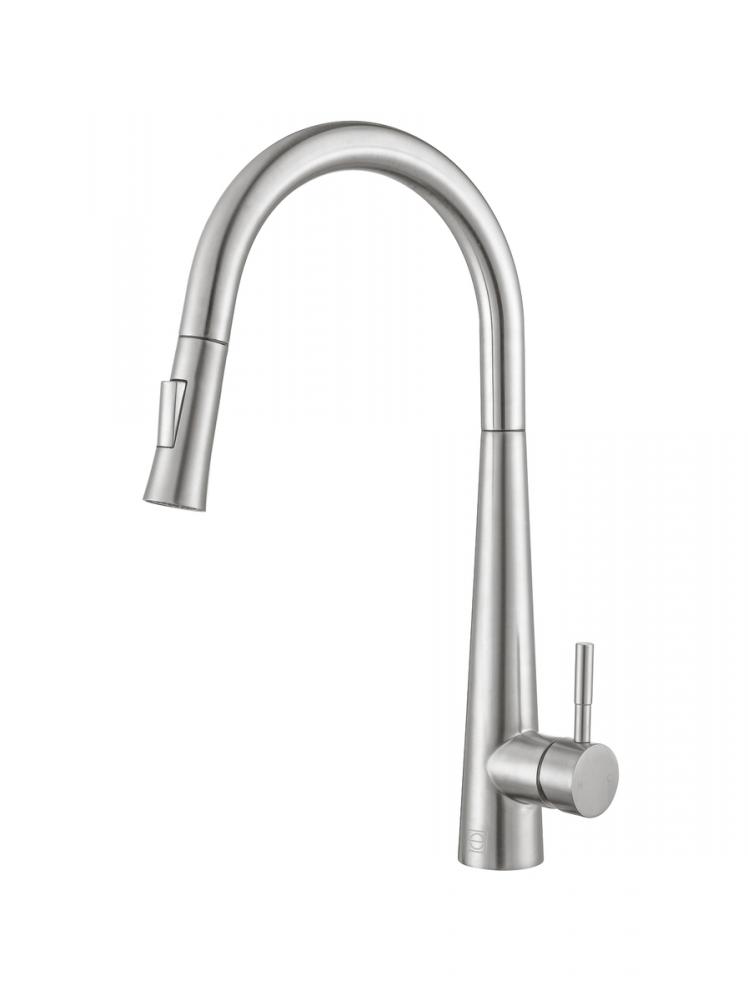 Kitchen Faucet 4" × 1‘ 5-13/16"  ×10 7/16" brushed nickel