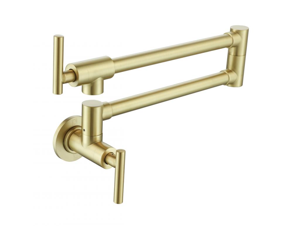 Kitchen Faucet 13 7/8" × 8 7/16"  brushed gold