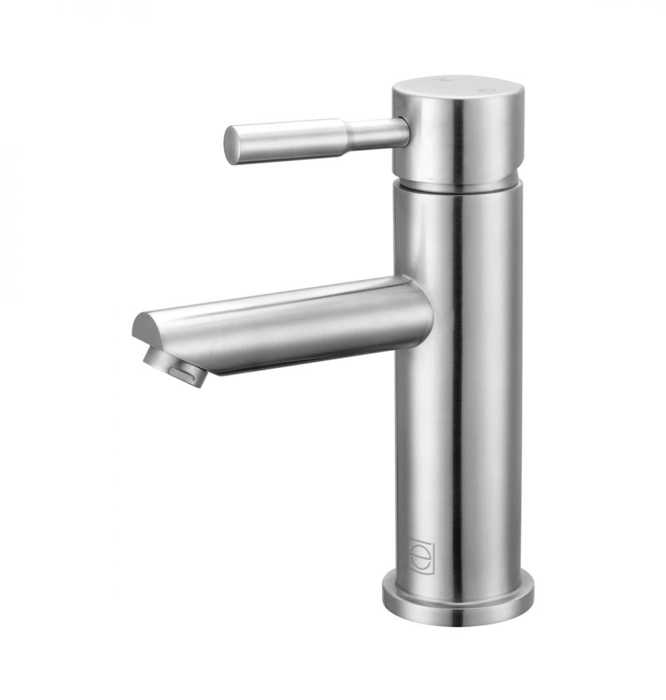 Vanity Faucet 1 15/16" × 6 3/4" × 5 11/16" brushed nickel