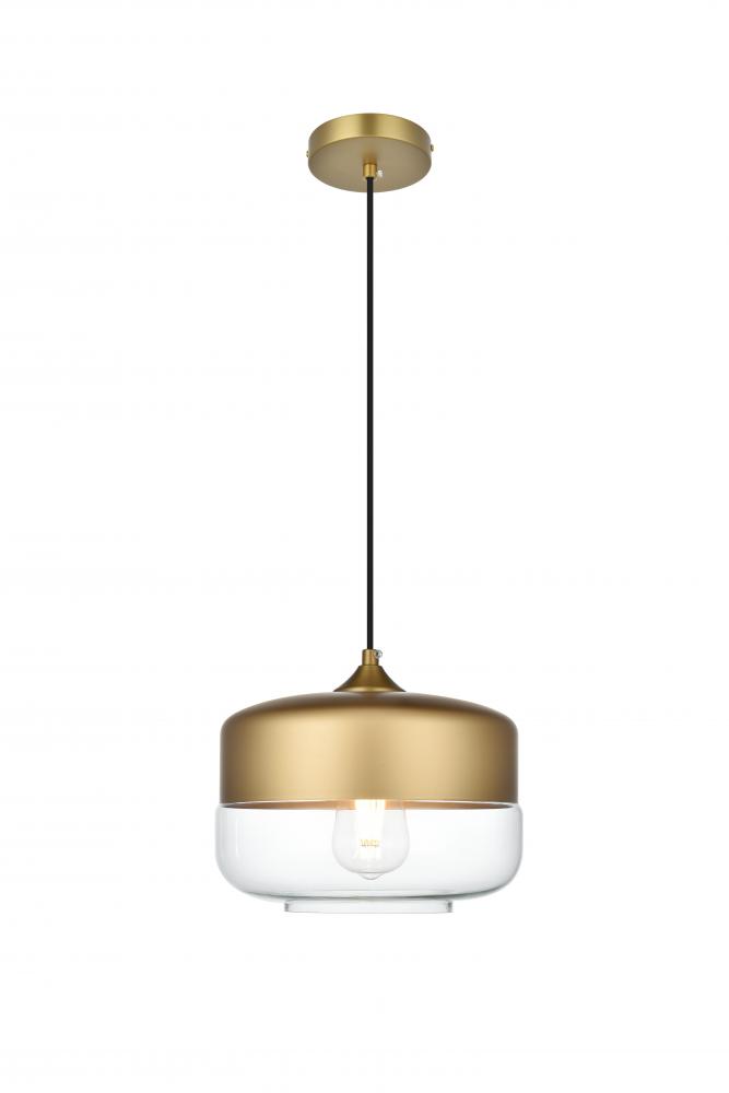ASHWELL Hang D9.8"H8.7"L1 Satin Gold