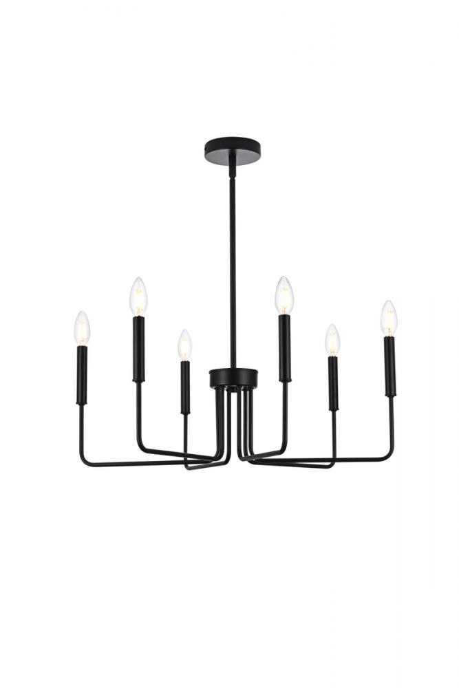 Willa Pendant D26.0"H10" L6 Black