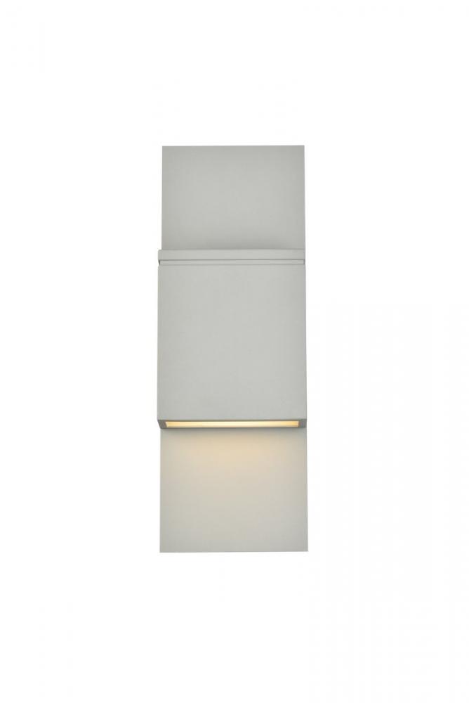 Raine Integrated LED wall sconce  in silver