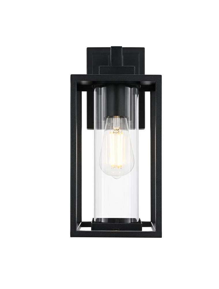 Wall sconce W6" H13.5" E7.5 L1 Black
