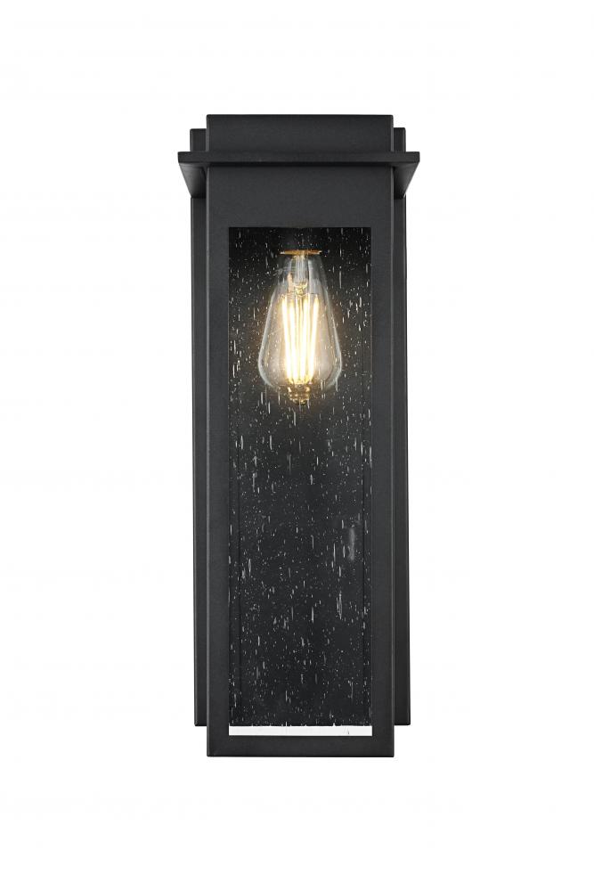 Wall sconce W6.5"H18.5"E7"L1 Black