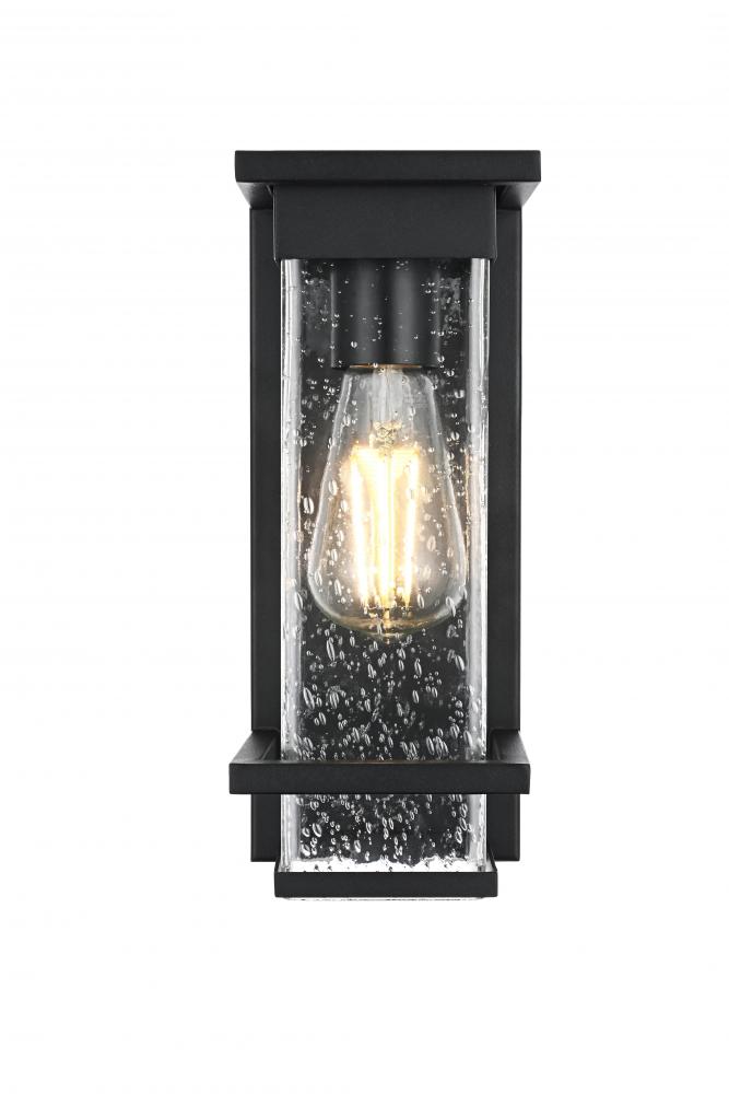Wall sconce W4.5" H12" E5" L1 Black