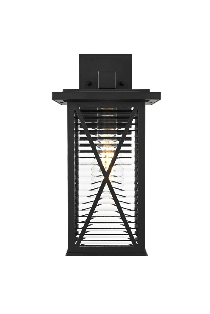 Jada 15 inch Outdoor Wall sconce in Black