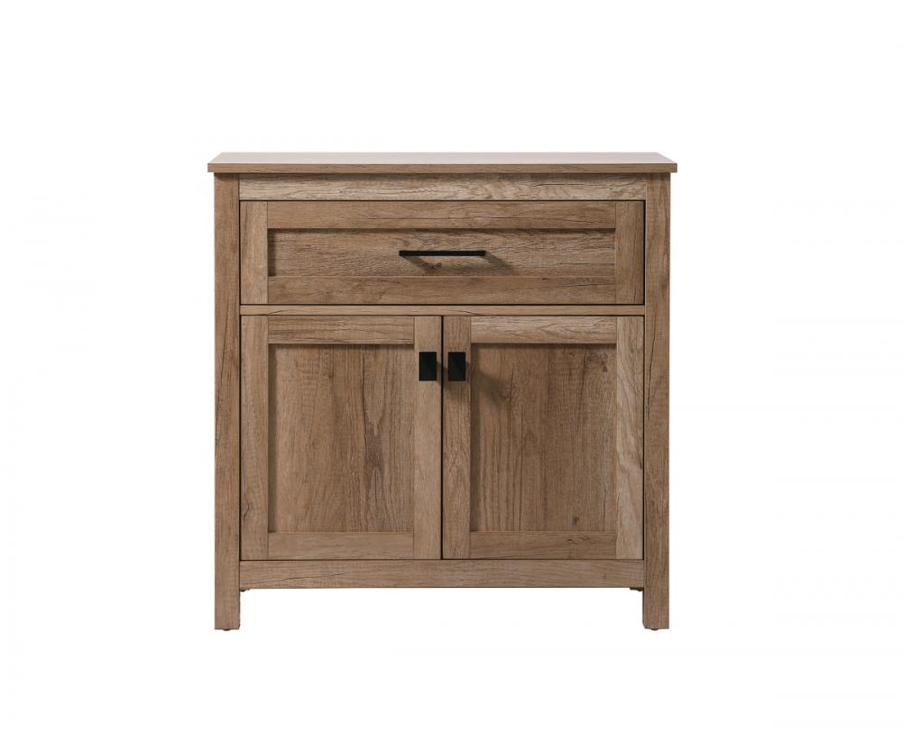 Bath Storage Cabinet 2dr1dw 30Wx16Dx30H natural oak