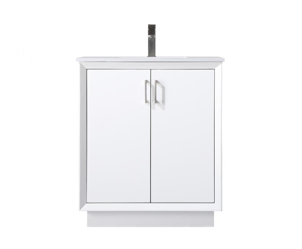 Vanity Cabinet 2Dr 30"W x 22"D x 35"H white