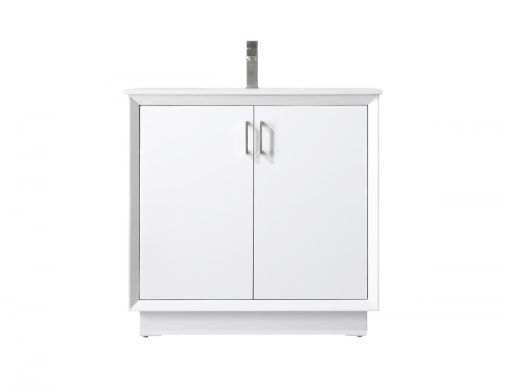 Vanity Cabinet 2Dr 36"W x 22"D x 35"H white