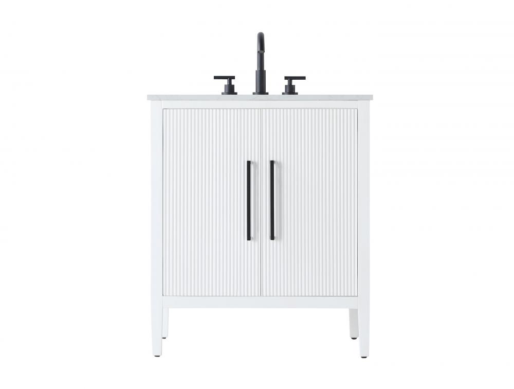 Vanity Cabinet 2Dr 30x21.5x35 White