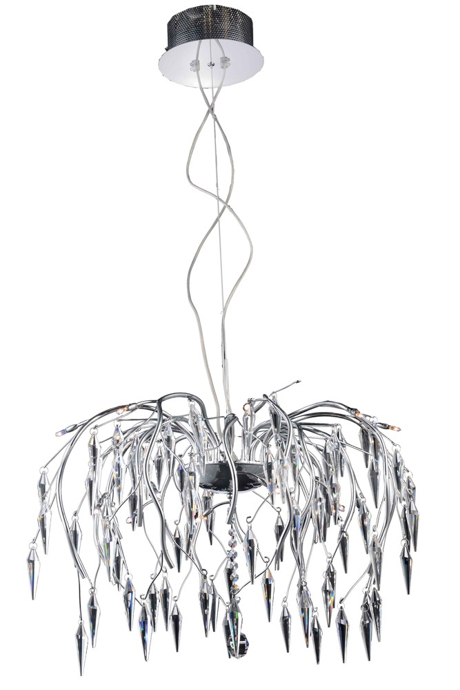 Amour 16 light Chrome Chandelier Clear Elegant Cut Crystal