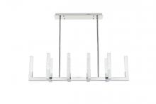 Elegant 1030G48C - Noemi Pendant L48" W12" H12" L10 DIM 3CCT Chrome