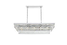 Elegant 1060G48C - Pendant L48"W16"11.5"L17 Chrome
