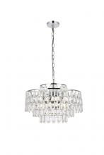 Elegant 1102D20C - Mila 20 inch pendant in chrome