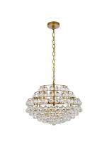 Elegant 1106D20BR - Savannah 20 inch pendant in brass