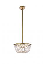 Elegant 1114D13BR - Gianna Pendant D13"H8.7"-55" L3 Brass