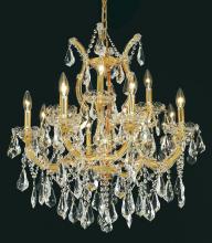 Elegant 2801D27G/RC - Maria Theresa 13 light Gold Chandelier Clear Royal Cut Crystal