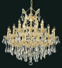 Elegant 2801D30G/RC - Maria Theresa 19 light Gold Chandelier Clear Royal Cut Crystal