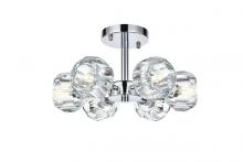 Elegant 3505F14C - Eren Flush Mount D14" H7" L6 Chrome