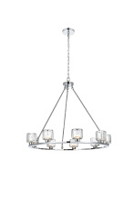 Elegant 5100D36C - Pendant Light D36" G9 Lt9 40W Chrome