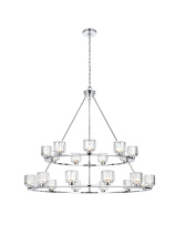 Elegant 5100L248C - Pendant Light D36"+48" G9 Lt21 40W Chrome