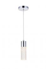 Elegant 5200D4C - Constellation 1 light Chrome LED Pendant