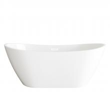 Elegant BT10372GW-WHT - Bathtub 72.0"31.5"28" GW with WHT drain kit
