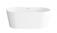 Elegant BT30159GW-BNK - Bathtub 59.1 x 29.5 x 23 GW with BNK drain kit
