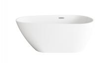 Elegant BT30259GW-BNK - Bathtub 59.1 x 31.5 x 23 GW with BNK drain kit