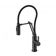 Elegant FAK-304MBK - Kitchen Faucet 4 5/8" ×  1‘-8" ×9 1/4" matte black