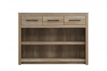 Elegant KD0148NT - Kitchen Island 3Dw 48''Wx26''Dx36''H natural oak