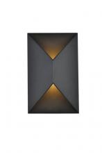 Elegant LDOD4022BK - Raine Integrated LED wall sconce  in black